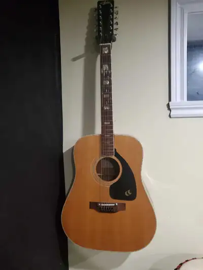 12 string Aria acoustic guitar, View more