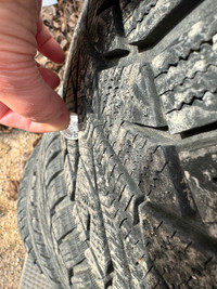 Winter tires on steel rims 225/55 R 18