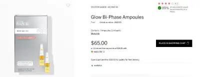 BABOR - REFINE RX Glow Bi-Phase Ampoules (4 left), View more