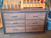 Dresser with mirror