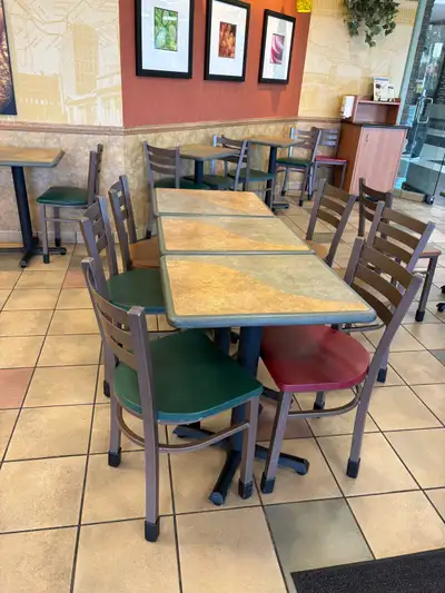 I’m selling restaurant furniture at great prices! Perfect for restaurants, cafés, takeout businesses...