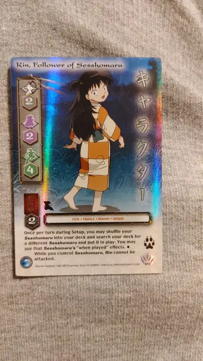 Rin, Follower of Sesshomaru InQuest Inuyasha promotional card  , View more