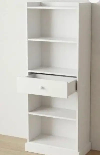 Brand New in Box Tall Storage Cabinet, 1 Drawers, White, View more
