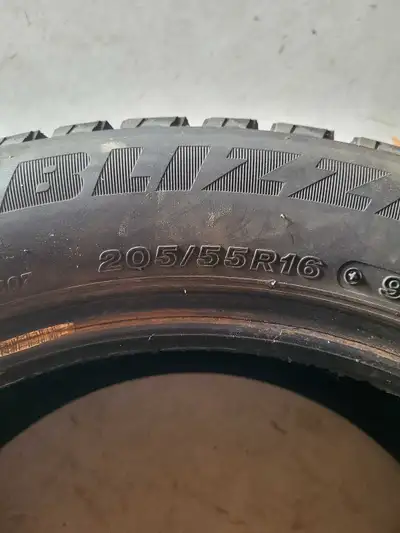 Bridgestone winter Tires, 4 total tires. Used for one winter season. Tires in great shape, no patche...