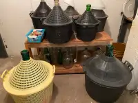 Wine Carboys + other accessories