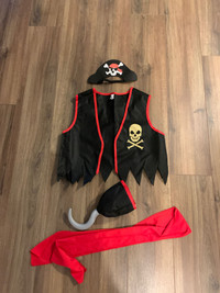 Boys Pirate Costume - Size 8-10