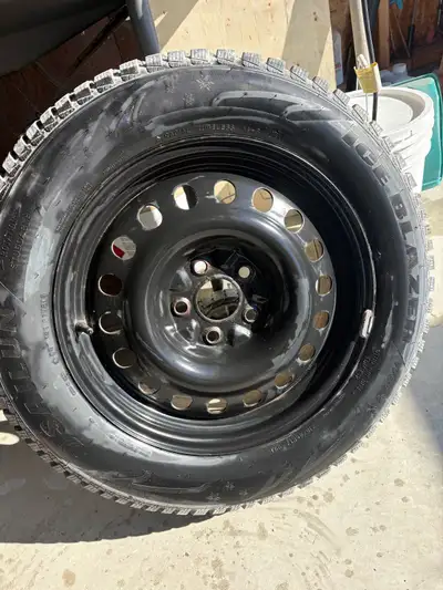 Selling 4 snow tires and rims that were used 1 season. Purchased new tires and rims last Oct 2025. S...
