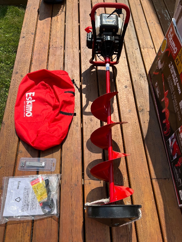 Eskimo mako 43cc 10 inch ice auger Fishing, Camping & Outdoors