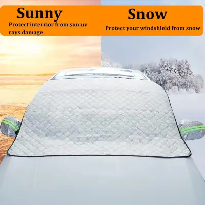 Car Windshield Snow Cover 150 x 127 cm size for square piece. New