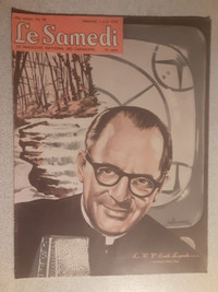 JOURNAL VINTAGE LE SAMEDI DE AVRIL 1958