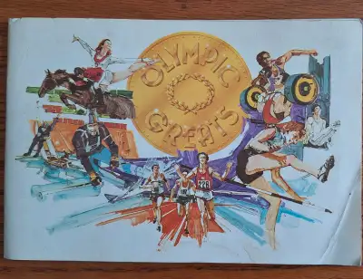 Rare 1979 Brooke Bond Teacards In Album " Olympic Greats., View more