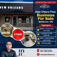 PIZZA BUSINESS FOR SALE in Shelburne, ON | New Orleans Pizza