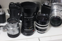 Leica M and Angenieux  Lenses for sale