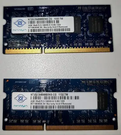 4 GB (2x2GB) Laptop Memory, View more