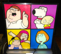 Family Guy  12 x 12 inch Light Box