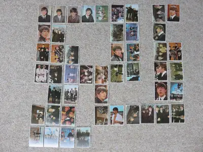 Vintage 1964 Beatles Cards - Beatles Color Card Set (48/64), View more
