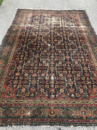 Antique persian handmade rug (malayer,Iran)