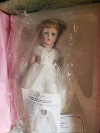 Madame Alexander Porcelain Bride Doll Danbury Mint