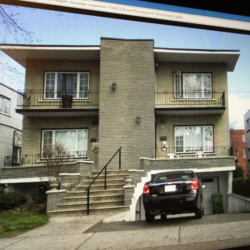 4 1/2 for rent short term or long term near metro Langelier. Locations longue durée Ville de
