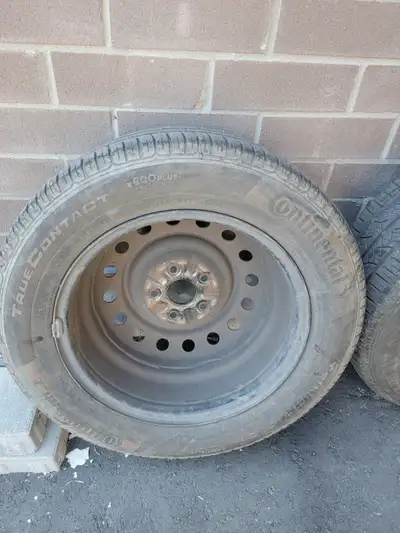 I have 4 all season tires with rims on sale. Size: 215/60R/16. Bought brand new and used for 1 seaso...