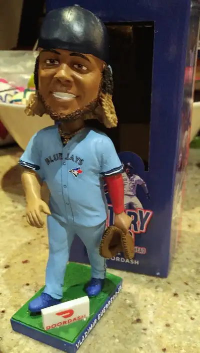 Blue Jays collectibles + Vlad Jr. Varsho Rolen Lind Bobblehead, View more