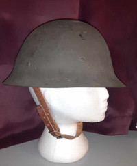 Pre-WWII Swedish M26 Steel Helmet w /Liner & Chinstrap, Large 69