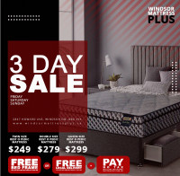 3 DAY SALE SAVE ON MATTRESSES, BUNK BEDS, HEADBOARDS & MORE