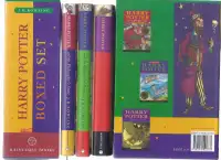 3 Raincoast Hardcover Harry Potter books in slipcase