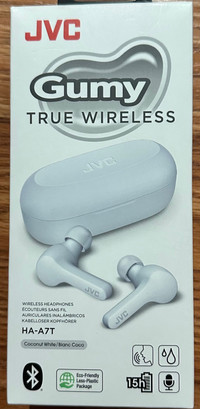JVC Gumy True Wireless Headphones HA-A7T (White)