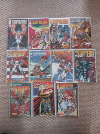 Supreme comic book lot