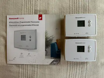 2 Honeywell Home RTH111B Non-Programmable Thermostats, View more