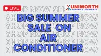SPECIAL OFFER FOR AIR CONDITIONER WITH INSTALL AND WARRANTY