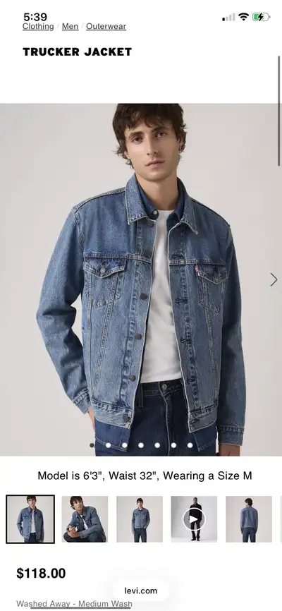 Levi's Signature Trucker Jacket, View more