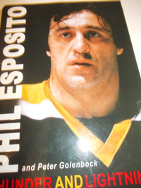 Phil Esposito- Thunder & Lighting Autographed Memoir