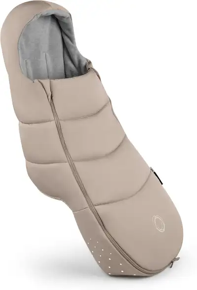 Bugaboo Winter Footmuff, Fleece Seat Liner, Hood, etc. - Tan, View more