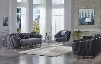3 piece sofa set in premium luxury quality for sale near me , View more