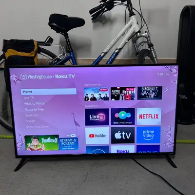 (1 year old) Westinghouse 50" 4K UHD LED Roku OS Smart TV, View more