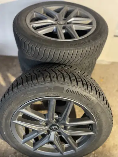 WINTER TIRES FOR CAMRY 215/55 R17 4 Winter Tires for Camry - Like New $1000 with alloy wheels USED -...