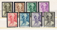 BELGIQUE. Set de 8 timbres MINT avant la 2ème guerre mondiale.