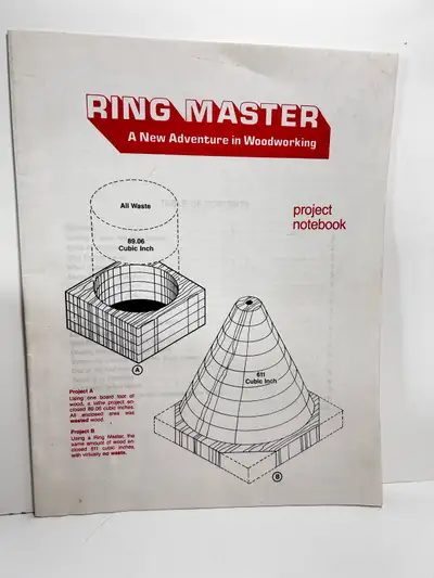 Check out this Ring Master Project Notebook, a fantastic resource for woodworking enthusiasts! This...