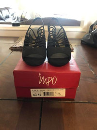 Viva Impo Black Heel Shoes