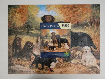 Casse-tête 550 Mcx. - La Famille De Labradors Complet J'ai d'autres casse-têtes à vendre allez voir...