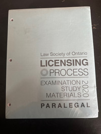 Paralegal licensing exam 2021