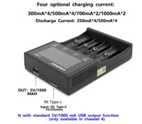 liitokala Lii-M4S Universal Battery Charger AA AAA Size Batterie