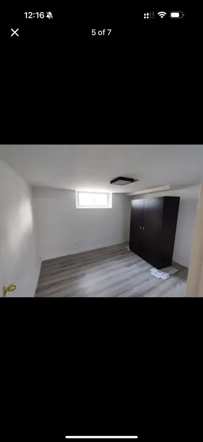 Spacious full basement apartment. No shared room or roomates. Suitable for one person OR a couple. N...