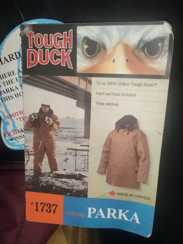 NEW Tough Duck Men’s Hydro Parka Black, XL Industrial-Strength in Men's in Calgary - Image 10