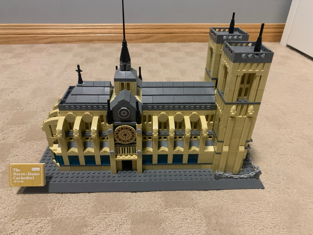 Notre Dame Cathedral Lego set  in Hobbies & Crafts in Medicine Hat - Image 3