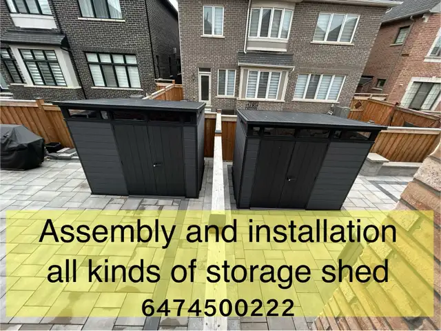assembly of shed in Outdoor Tools & Storage in City of Toronto - Image 3
