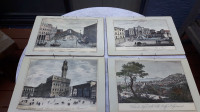 SET Of 4 VINTAGE LADY CLARE - SCENES OF ITALY.