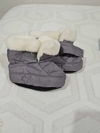 Children's Warm Fleece-Lined Winter Boots, View more